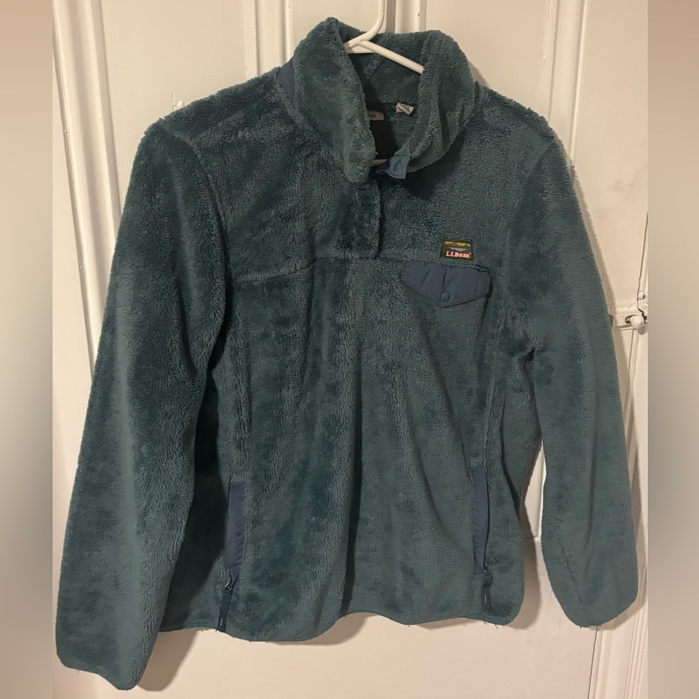 L.L. Bean Women's Blue Fleece Jacket